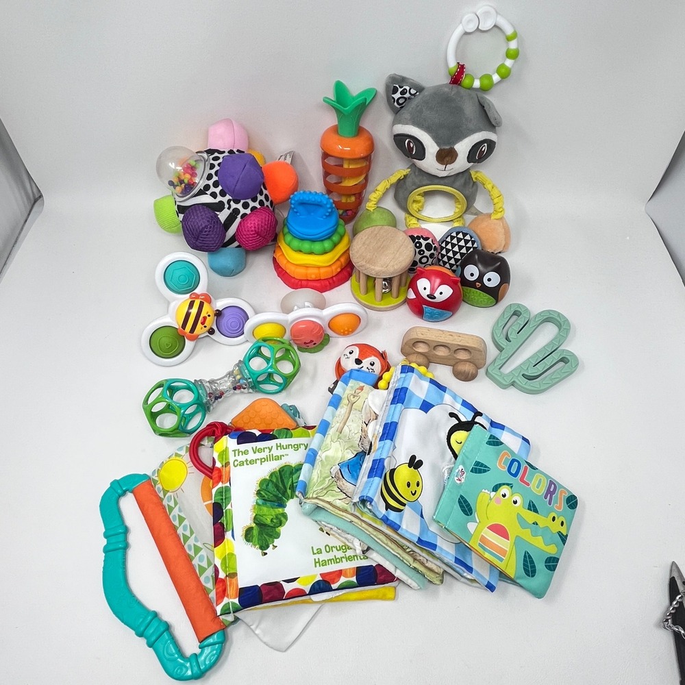 Baby‎ Sensory Toys Bundle Sassy Spark Bright Starts Peter Rabbit Baby Einstein